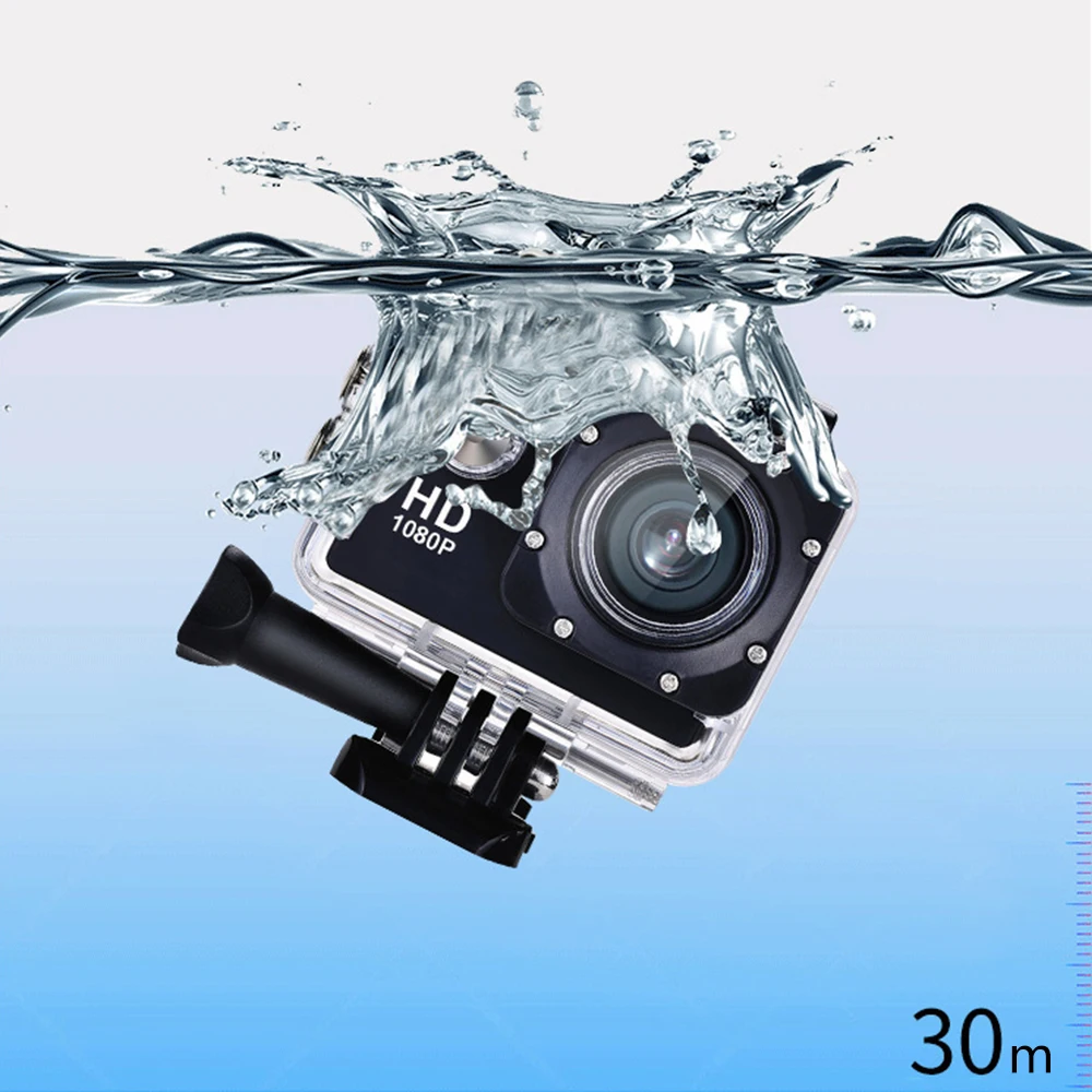Underwater Waterproof Sports Camera Multifunctional Outdoor Riding Sports DV Skiing Diving Action Camera Video Camera For Helmet