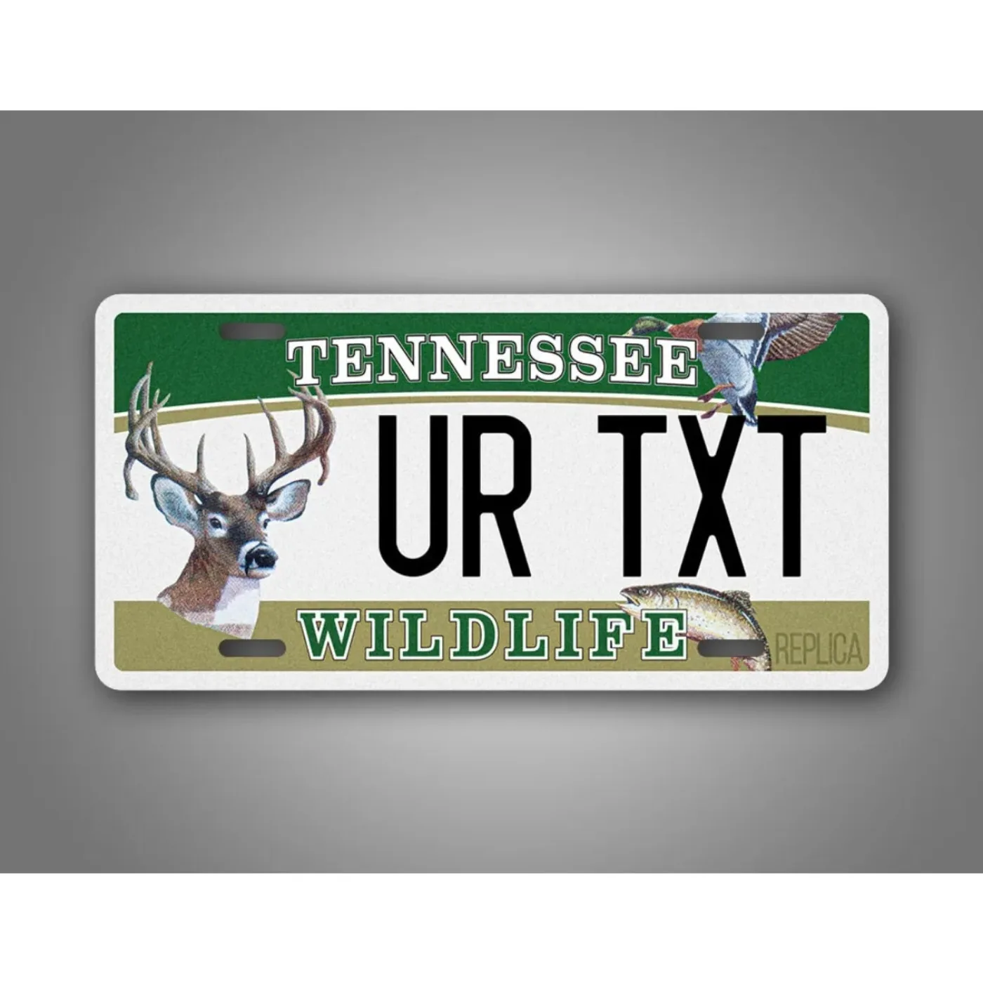 Personalized Tennessee Wildlife Themed Decorative Tag Ideal for Home Decor (Only Decoration)