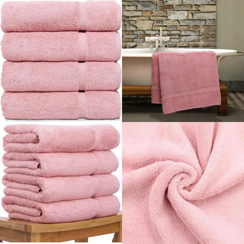 

Экологичные турецкие полотенца из 100% хлопка — роскошное качество спа, высокая впитываемость, быстросохнущие, 700 GSM для использования в ванной комнате