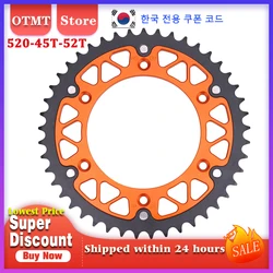 Motorcycle Parts 520 45T-52T Rear Sprockets For KTM 125 150 200 250 300 350 400 450 500 690 790 890 EGS EXC XC SX Duke XC-W MXC