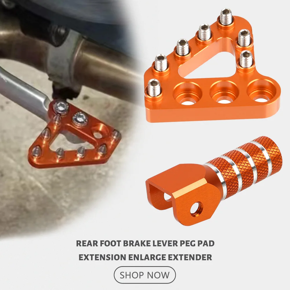 

For 690 SMC/SUPERMOTOR/ENDURO 950 SUPERENDUROR/ADVENTURE 990 ADVENTURE Moto Rear Brake Pedal Step Plate Gear Shifter Lever Tip