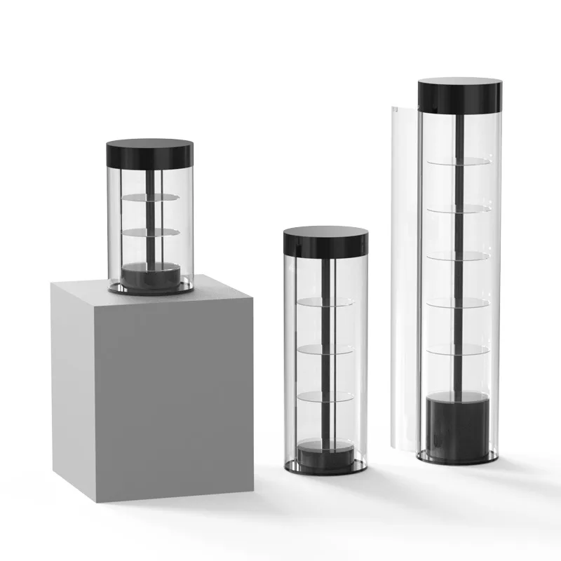 Multifunctional acrylic multi-layer rotating glasses display case watch cosmetics jewelry store desktop hanging basket