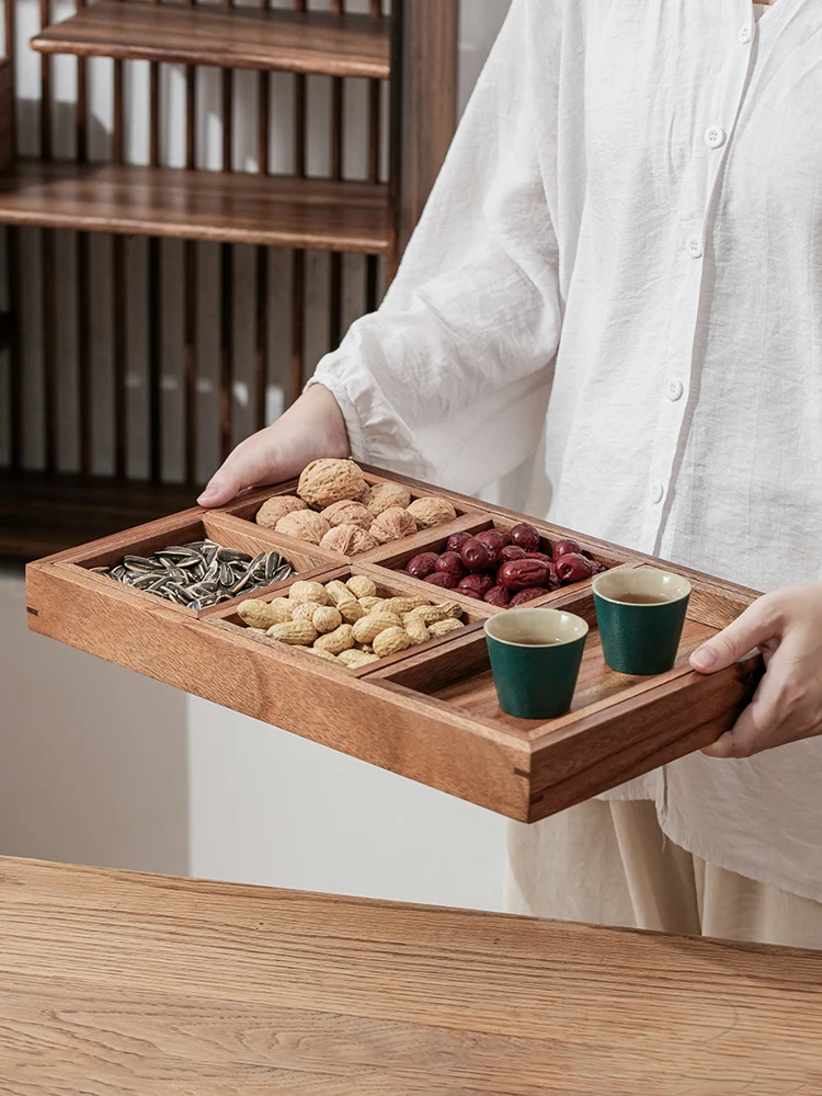 

Wugongge combination storage tray dried fruit fruit snack new Chinese refreshment stove-brewed tea snack