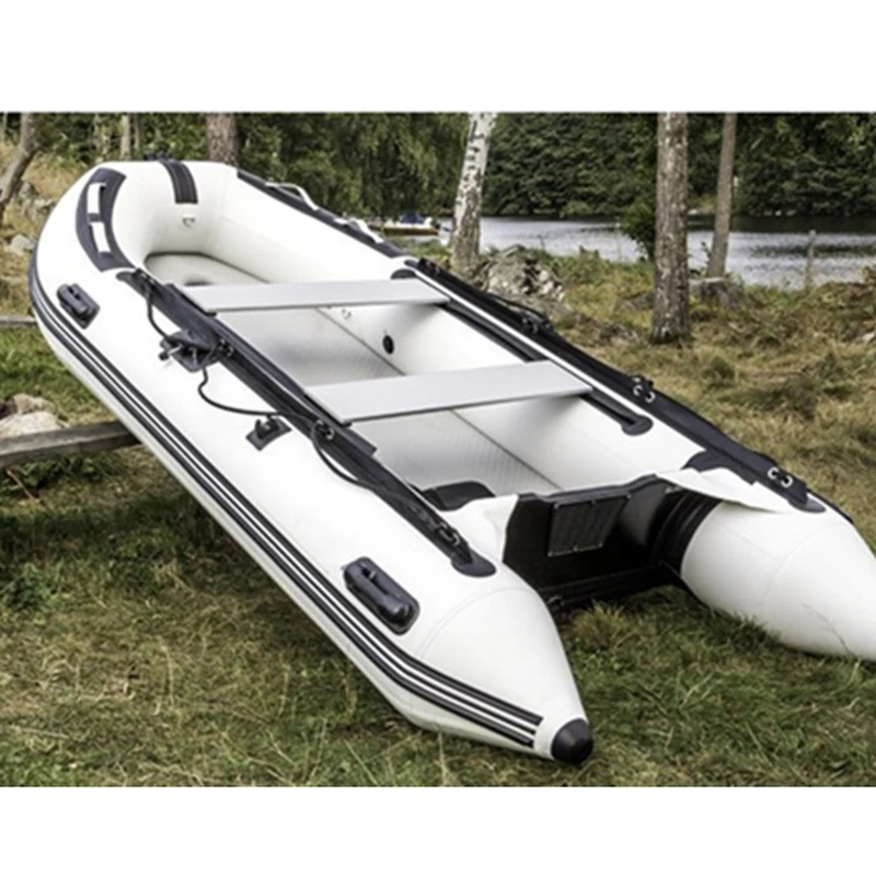 

3m 5-6m Aluminum Alloy Floor Canoe Assault Inflatable Rubber Boat Sea Fishing Boat For The Ocean