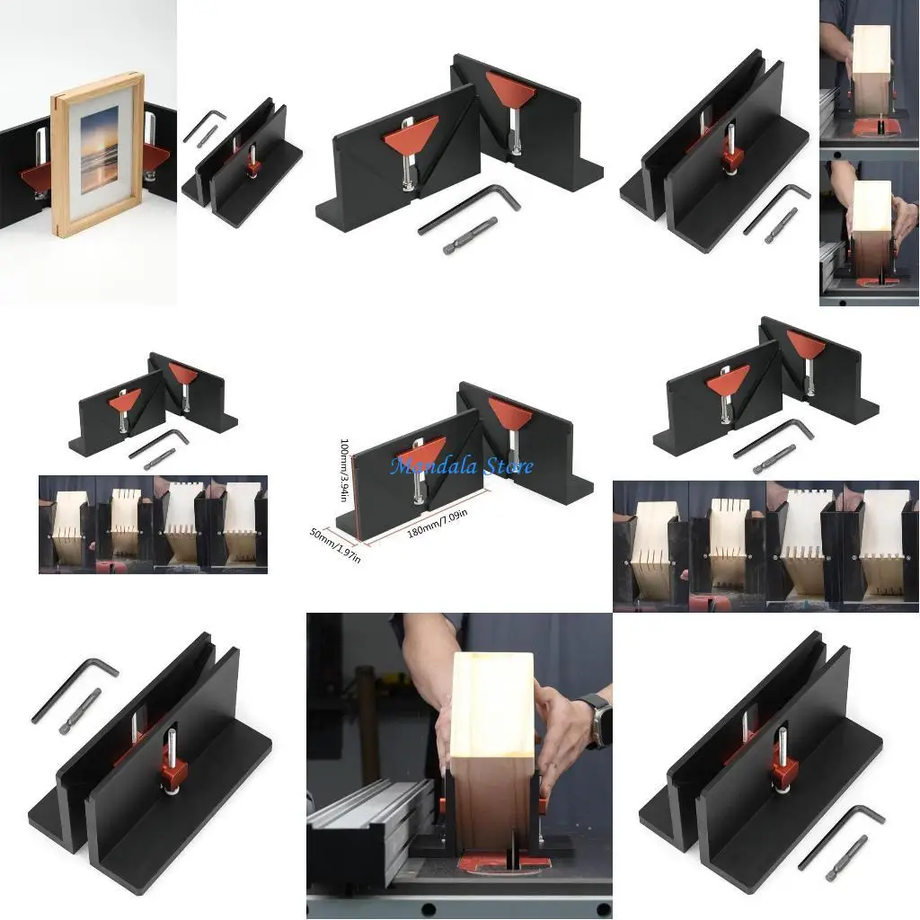 

U2JC Drawer Slide Jig Right Angles Fixture Drawer Clip Positioner for Metalworking