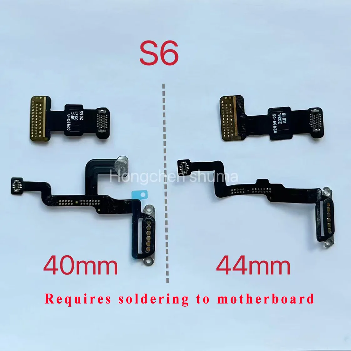 Back Cover Charger Charging Rotation Shaft Connection Connector Flex Cable For Apple Watch Series 4 5 SE 6 7 S7 S6 Repair Parts