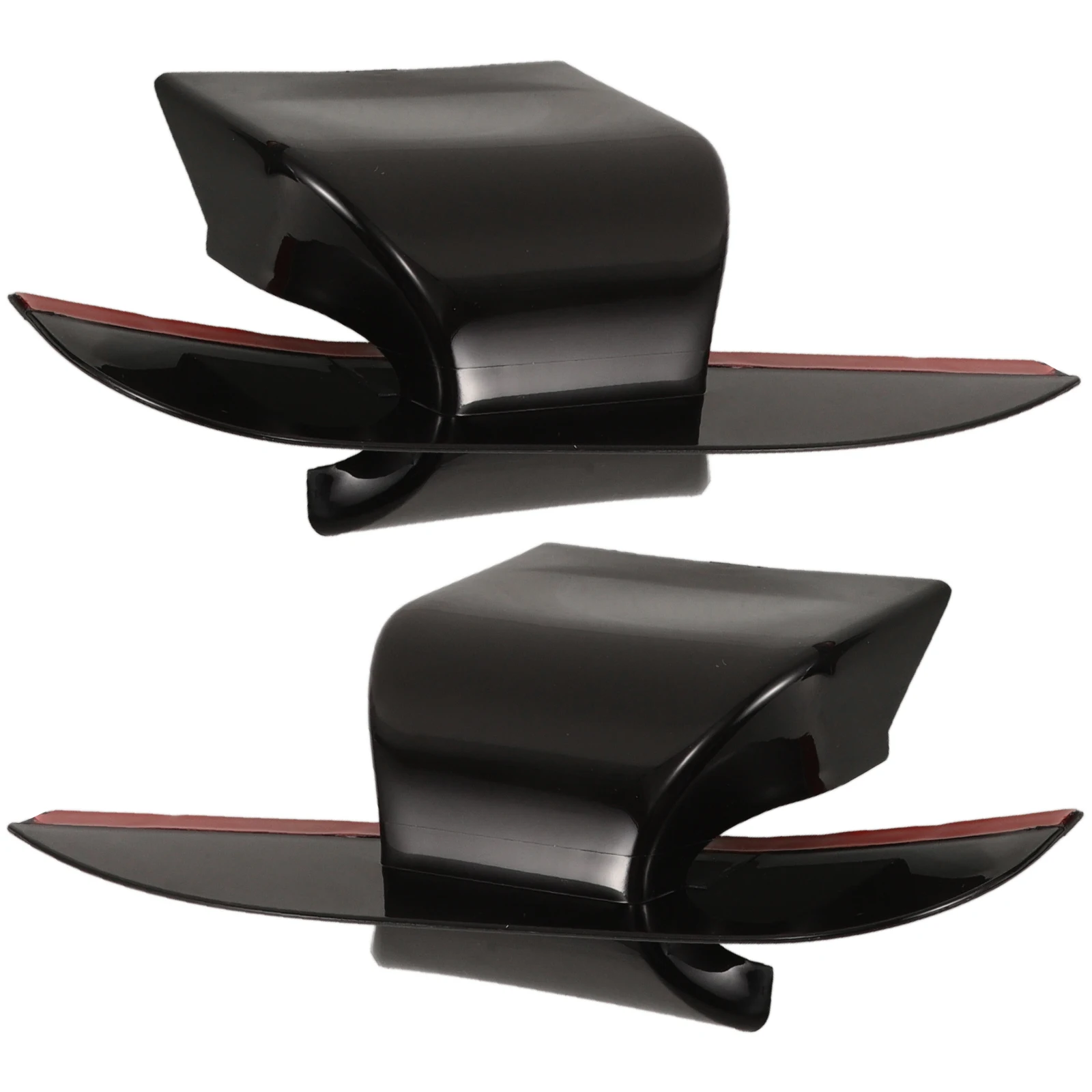 

2Pcs Black Plastic Golf Cart Tilt Side Mirror Automotive Parts Waterproof Winddriven Enlarged Motorcycle Fairings Sides