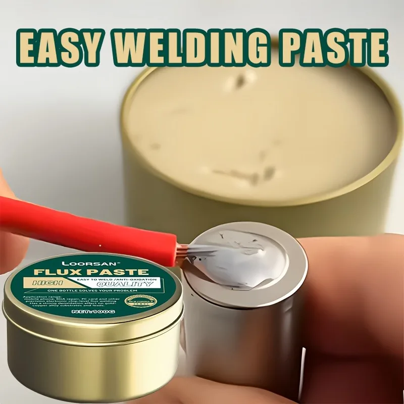 معجون لحام الصنوبري عالي النقاء: خالي من الأحماض، لحام قوي للفولاذ المقاوم للصدأ/النحاس/الحديد وألواح البطارية