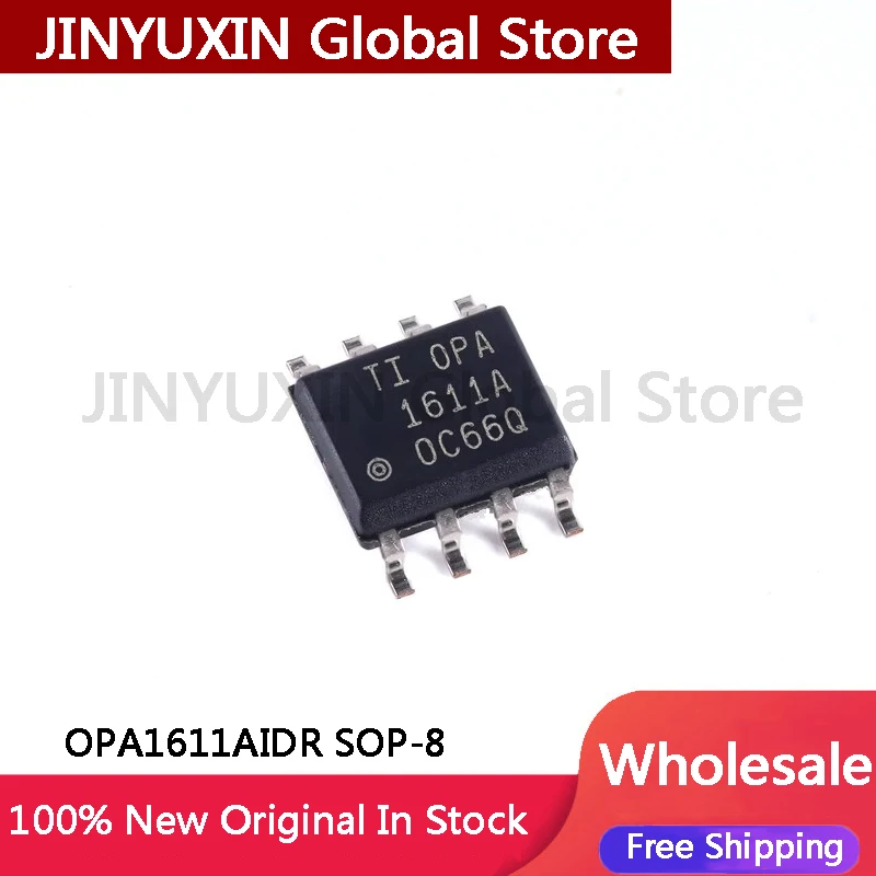 2Pcs OPA1611AIDR OPA1611A OPA1611 1611A SOP-8 100% NEW IC Chip In Stock Wholesale