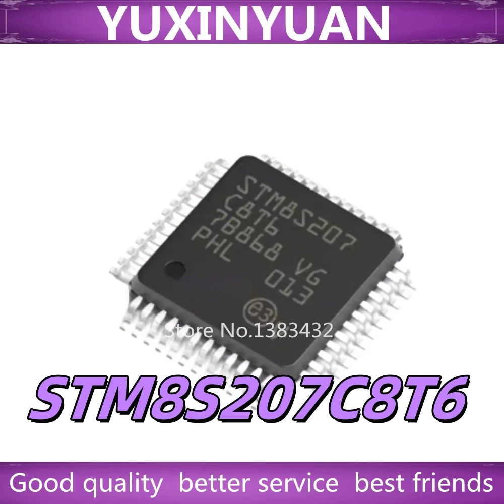(5piece) 100% New STM8S207C8T6 STM8S207CBT6 STM8S007C8T6 STM8S207C6T6 STM8S207 C8T6 STM8S207 CBT6