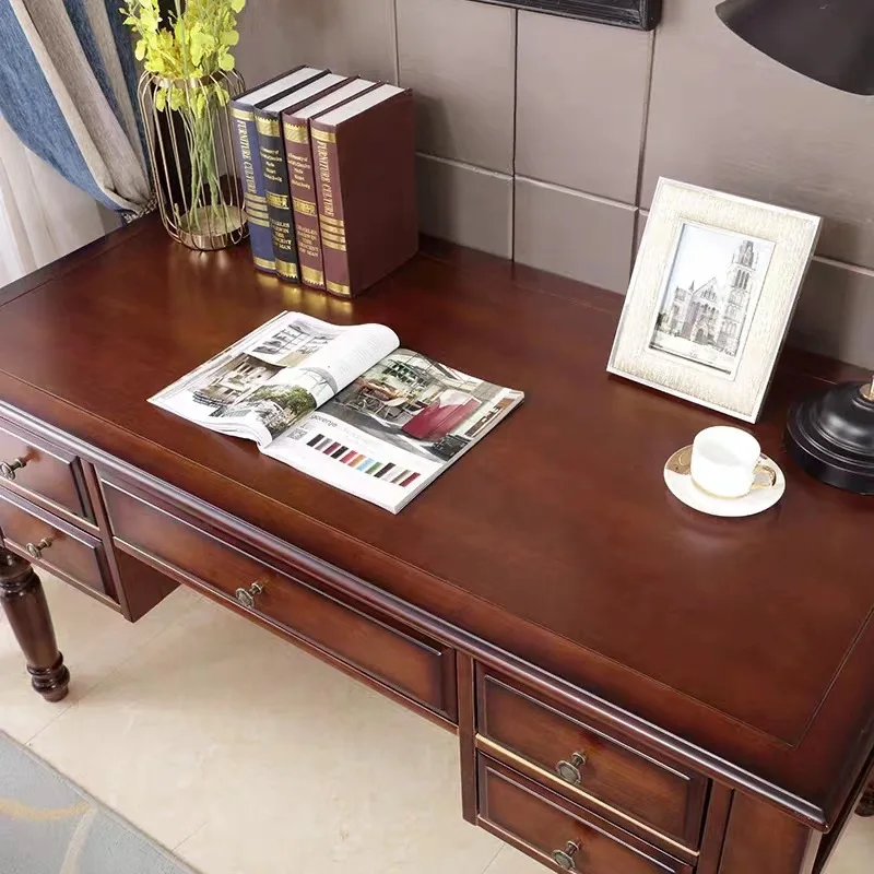 American Country Office Desk Popular Computer Useful Vintage Book Desk Useful Writing Offcie Furniture El Escritorio XYSZ