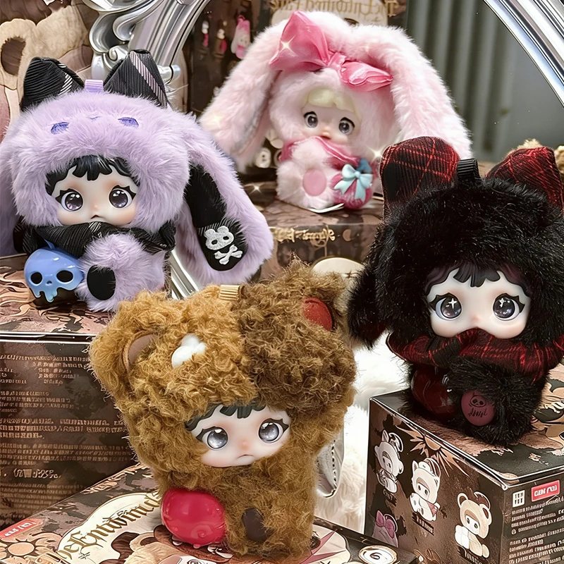 

Nommi X Heymi The Entwined Fate Series Blind Box Nommi X Heymi Plush Dolls Pendants Surprise Bag Decor Pendants Mystery Box Toys