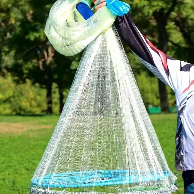 Suitable for large disc-shaped PU throwing nets, new American weighted fishing nets