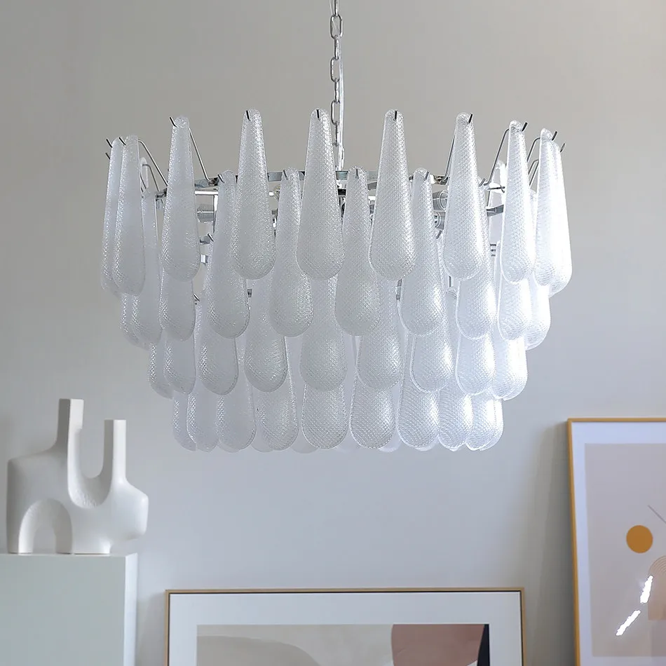 Silver Glass Pendan…