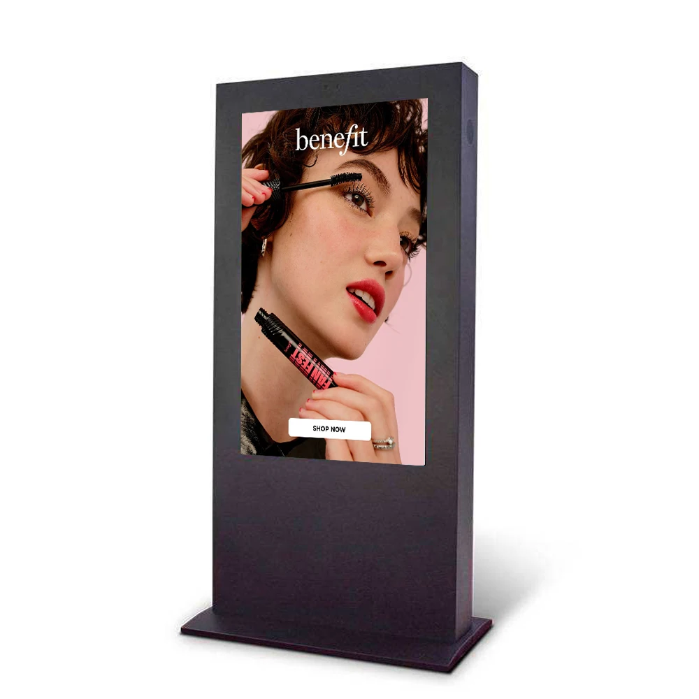 

OEM Customized 49" Outdoor LCD Kiosk | no Touch Screen 2500 Nits | Floor Standing Digital Signage with SDK Support