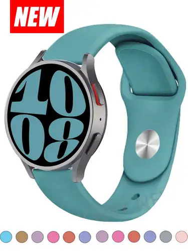 Imagen 1 del producto Correa de silicona para Samsung Galaxy Watch 7 6/5/pro/4/6 Classic/active 2 43-47-44mm 20mm/22mm pulsera deportiva huawei gt 4/3/2