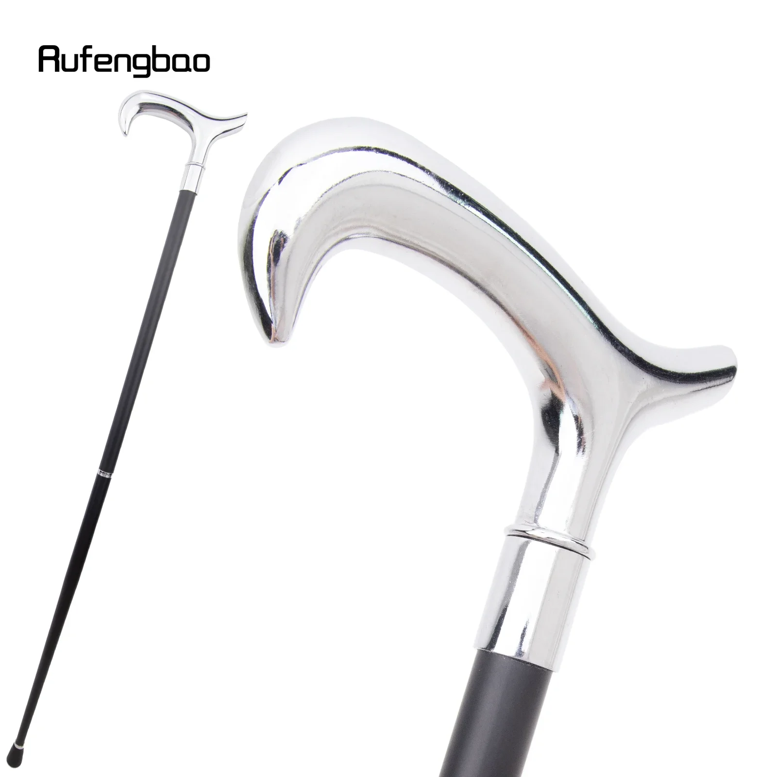 White T Shape Fashion Gentleman Walking Stick Decorative Stick Cospaly Vintage Party Fashionable Walking Cane Crosier 93cm