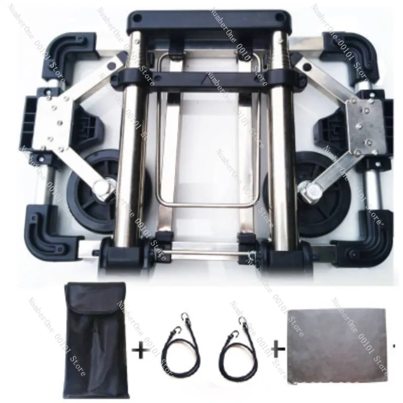 Folding Small Trolley Ultra Small Portable Hand Trolley for Home Shopping Cart