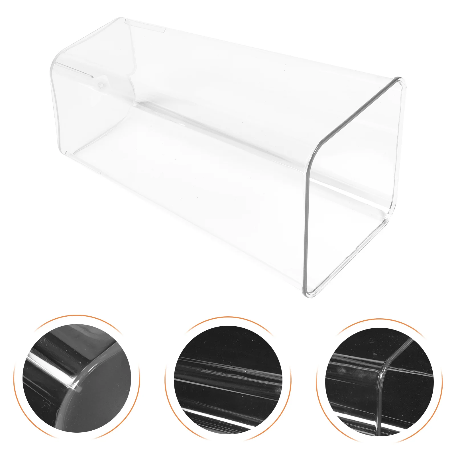 

Transparent Acrylic Arranging Bucket Dried Flowers Holder Waking Barrel Desktop Plant Container Household Storage Decorative