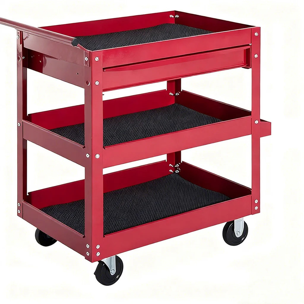Steel Rolling Tool Cart With Drawers For Garage Workshop Storage Customizable OBM/OEM Support Modern Design