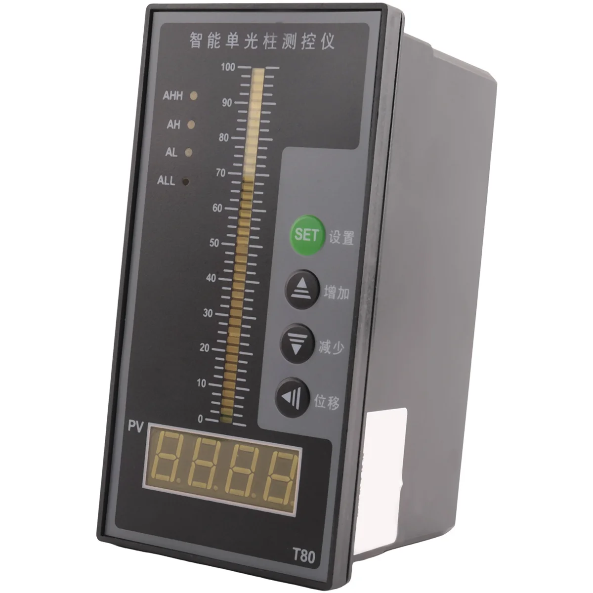 Controlador de presión inteligente T80 AC220V, pantalla de columna de luz, medidor de aguas residuales de aceite y agua 4-20MA, transmisor de nivel de líquido