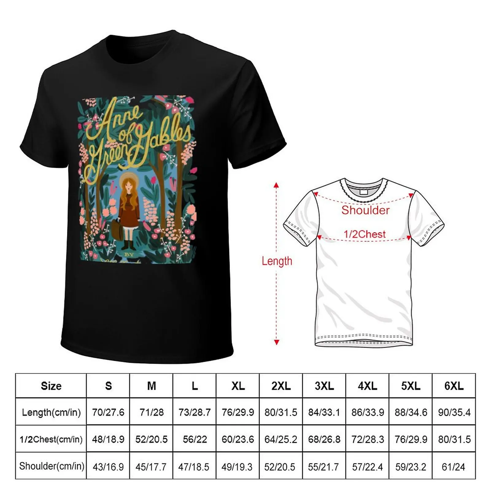 Anne Of Green Gables T-Shirt Plus Size Lightweight Tee Shirt
