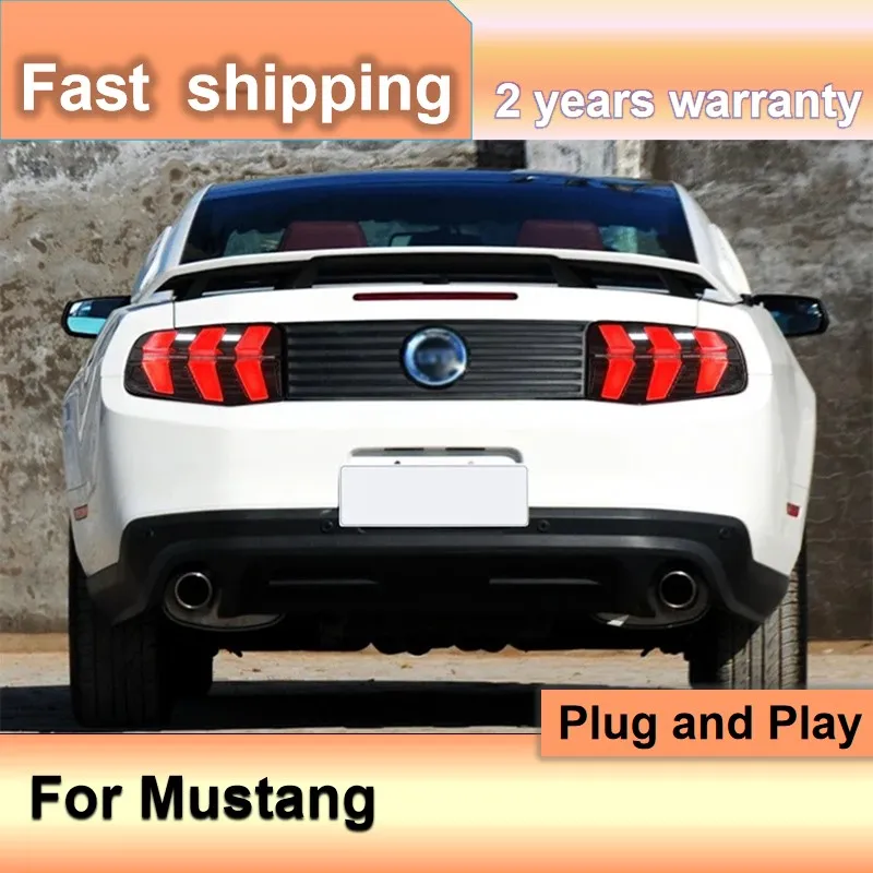 Car Accessories for Ford Mustang Tailights 2010-2012 Mustang Tail Lamp DRL Fog Brake Turn Signal Reversing