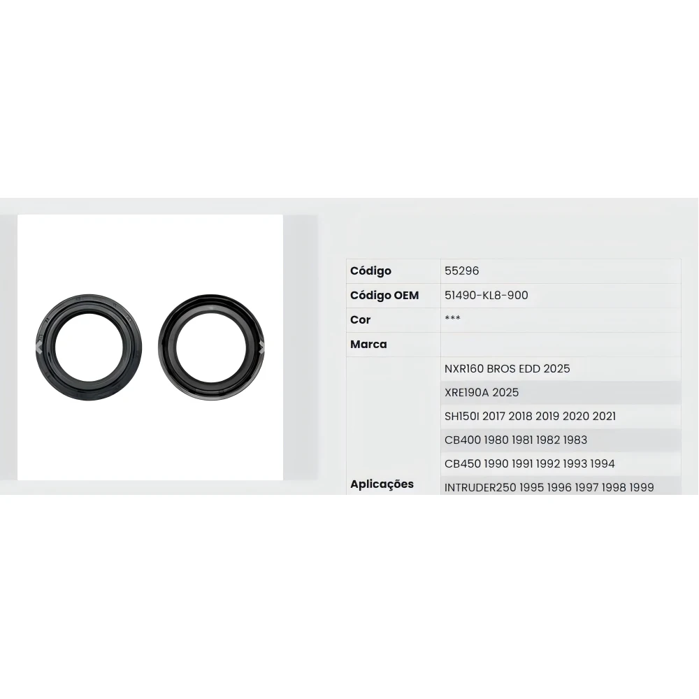 

Oil Seal For Honda 51490-KL8-900 33X46X11