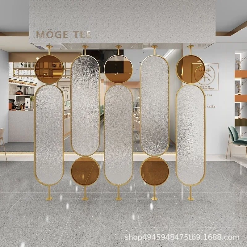 

Light luxury screen, partition the living room to cover the entrance door, butter windshield, rotating modern art bedroom