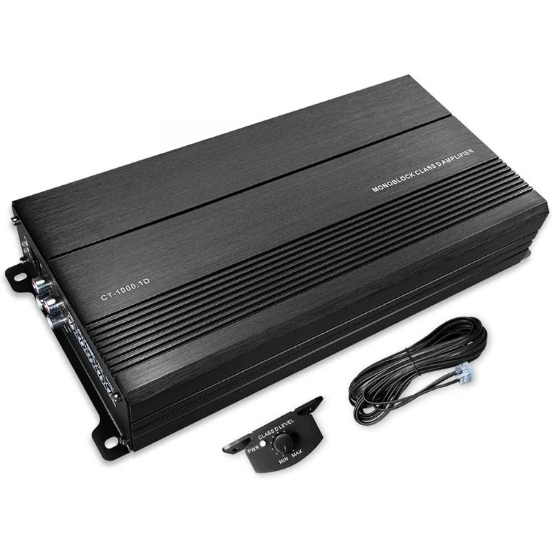 CT-1000.1D مضخم صوت السيارة المدمج من الفئة D، 1000 واط RMS