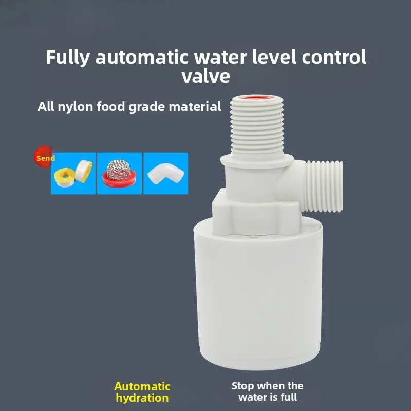 Automatic Water Level Control Valve 4 Points Vertical Built-in Float Valve Stove Water Saver Section