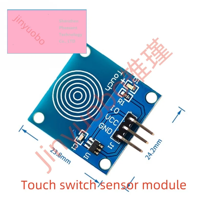 (1-50 pezzi) Modulo sensore tattile, interruttore tattile, sensore interruttore tattile, 1 canale