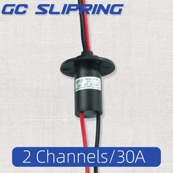 Wind PowerSlip ring 2-way 30a, each ring current 30a, rotating dining table slip ring wire diameter 3.5mmSRC-22-0230A