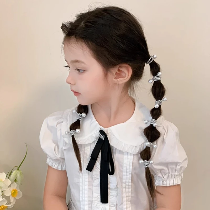 10 قطعة العصابات الشعر المرنة للأطفال لون الحلوى طفل الفتيات الشعر حبل العلاقات ذيل حصان حامل شريط مطاطي إكسسوارات الشعر أغطية الرأس