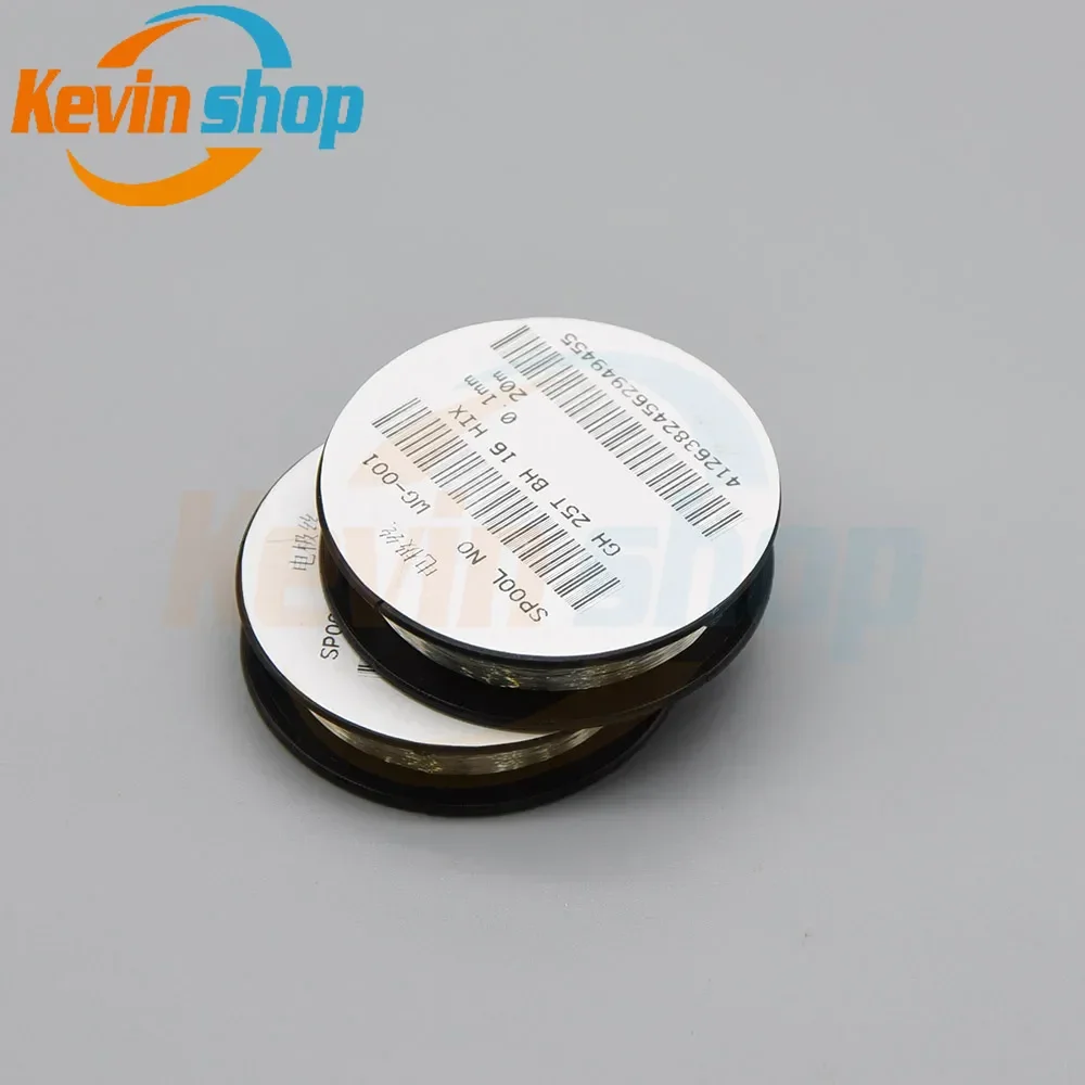1Roll 0.1mm Electrode Wire 20Meters/Roll is compatible for  Kyocera Canon Xerox Brother EPSON Ricoh Lexmark Fujitsu Dell