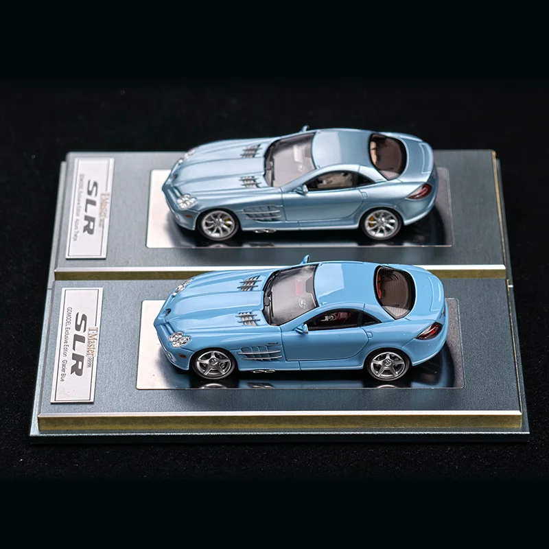 Nowy Model Tmaster 1:64 Mercedes-Benz SLR Hardtop Edycja Specjalna Personalizowana Symulacja Żywiczna Figurka Kolekcjonerska Ozdoba na Prezent