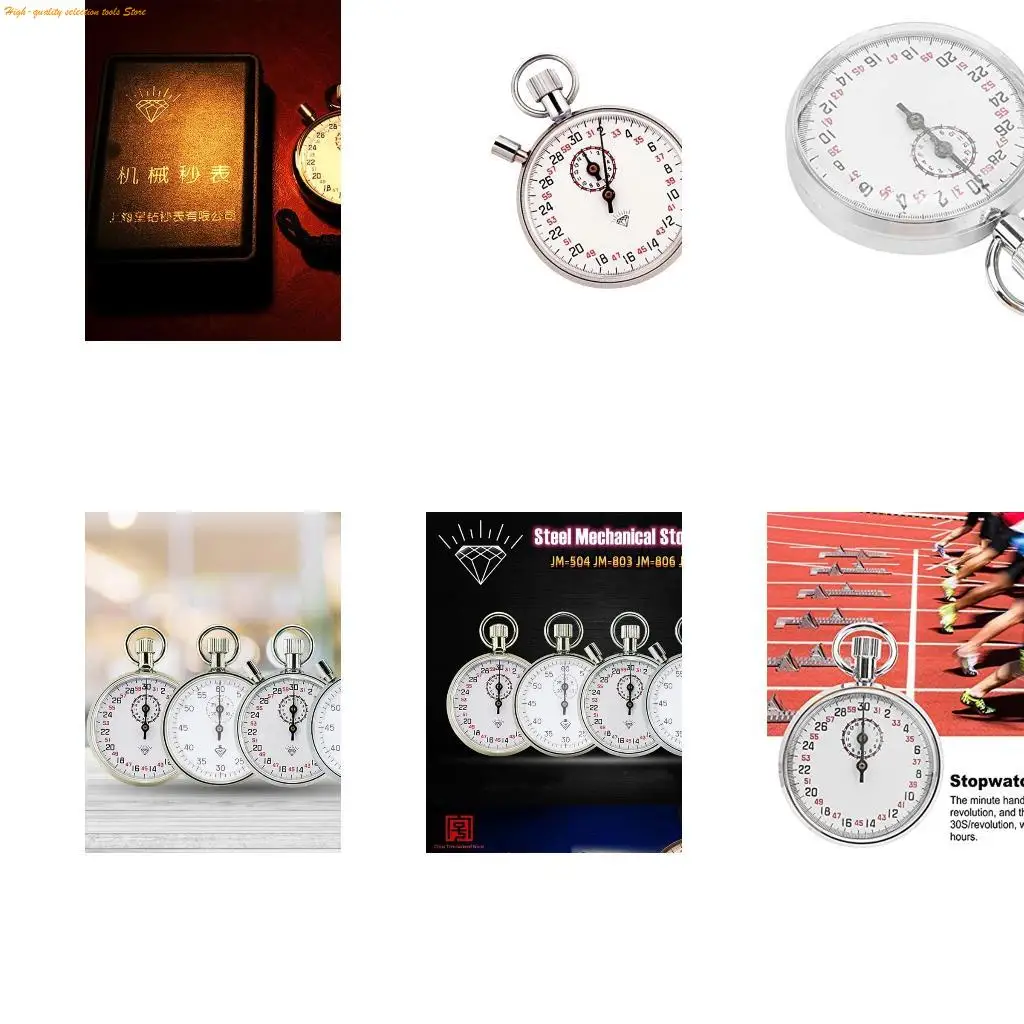 

203F Effective Manual Windup Stopwatches With Pause Function For Athletic Training