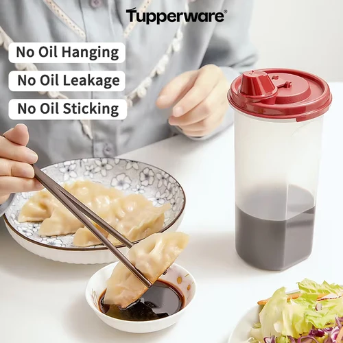 탑웨어 올리브 오일 용기 병, 밀폐 및 누출 방지 내구성 용기, 주방 사용, 쉬운 충전용 넓은 입구 