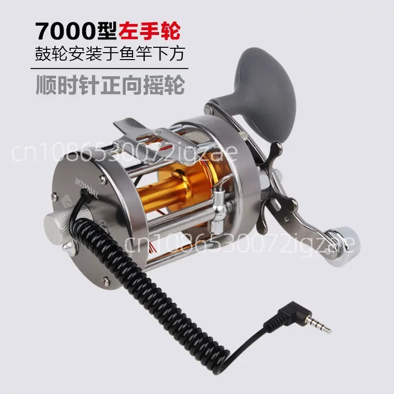 Powerful Visual  Reel 7000 Full Metal  Reel  Finder Long Distance Casting Reel