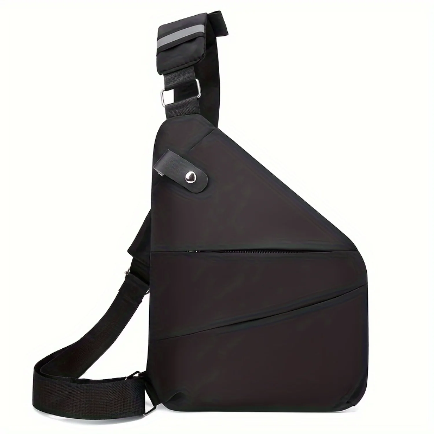 Minimalist Outdoor Leisure Men's Chest Bag Riding Anti Theft Single Shoulder Bag Anti Splashing Crossbody Phone Bag