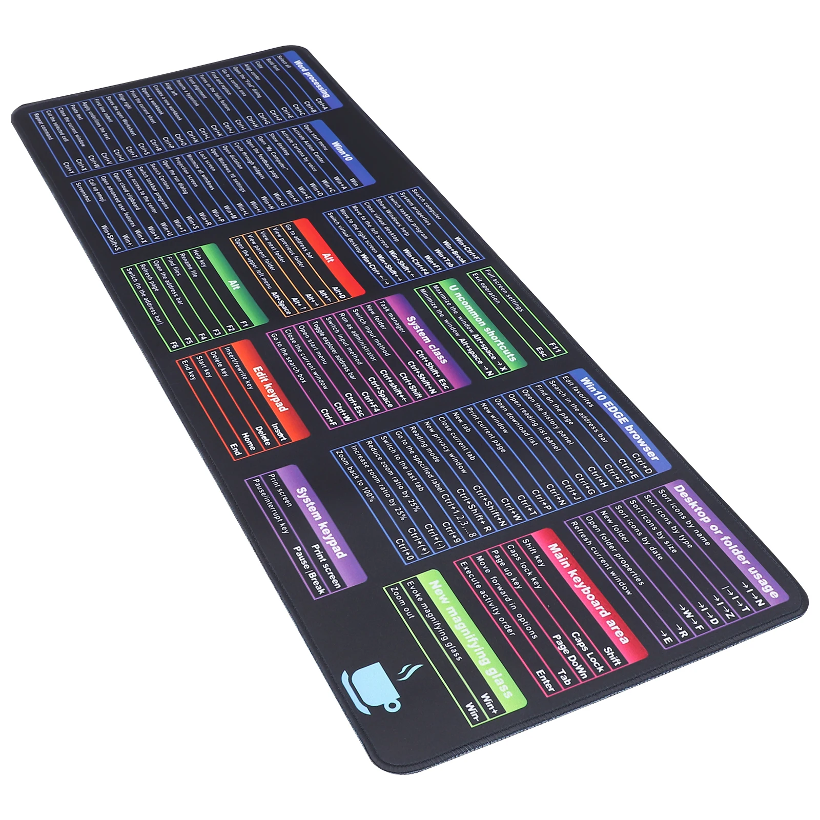 

Keyboard Mouse with Non Slip Keyboard Mouse Pad Bottom for Desk Gaming Accessories Computer Mat Office Use Desktop