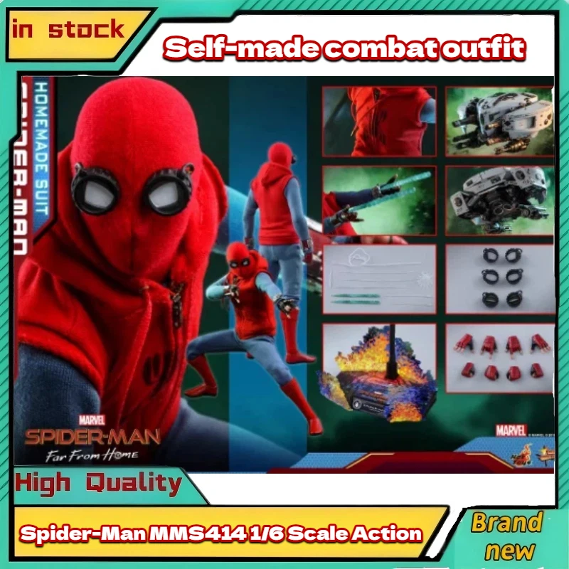 

В наличии: Оригинальная фигурка Hot Toys Spider-Man: Кейн Паркер Скотт в домашнем костюме, модель MMS414, масштаб 1/6.