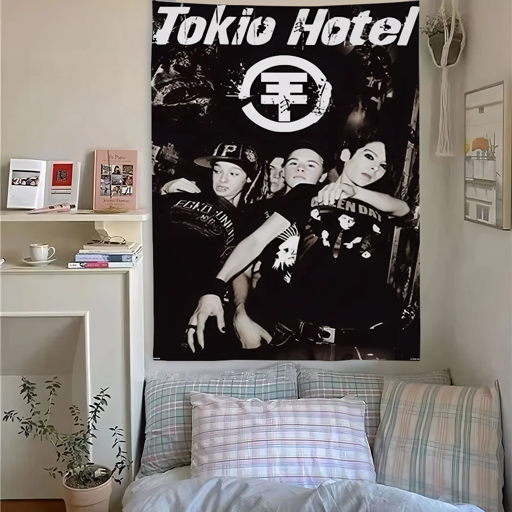 

Rock Rhythm T-Tokio H-Hotels C-customS Tapestry Perfect For Home&Living Bedroom Decor Wall Art Backdrop Banner
