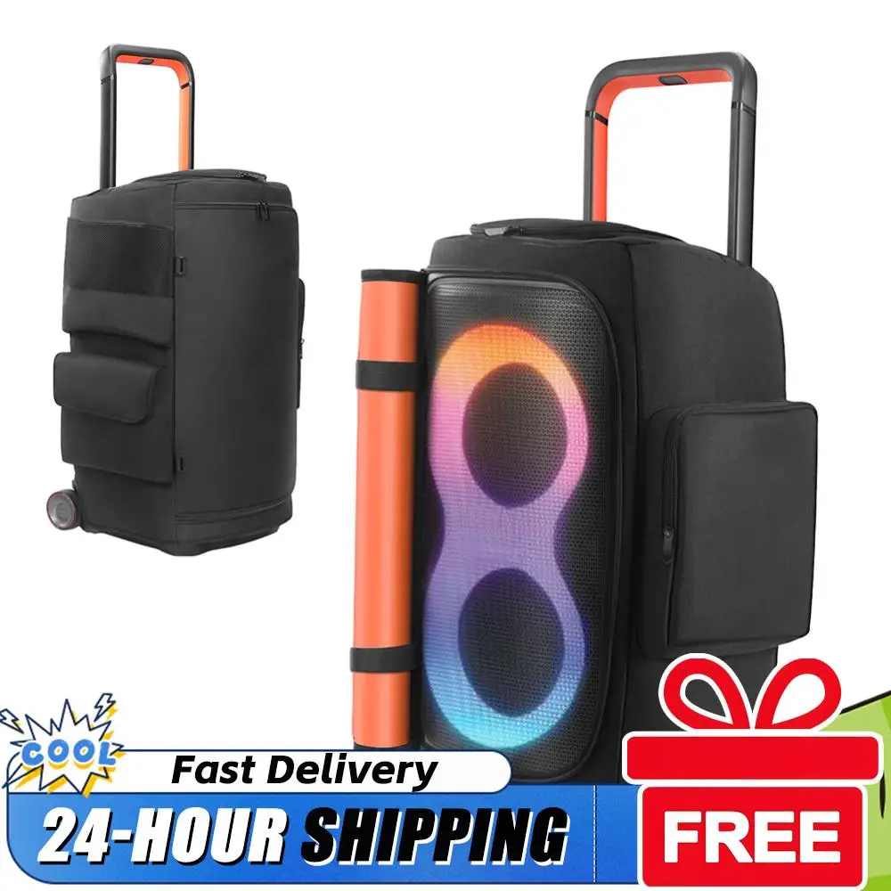 

Защитный чехол для динамика, противоскользящий пылезащитный чехол для портативной колонки JBL PARTYBOX 520, сумка для хранения с карманом для микрофона