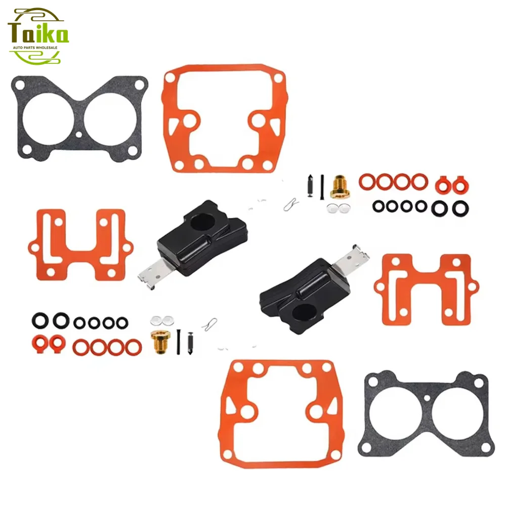 HP Carburetor Rebuild Kit For 1969-2002 Johnson Evinrude V4 85 90 100 115 125 140HP V-6 Crossflow 150 155 175 185 200 235HP 2pcs