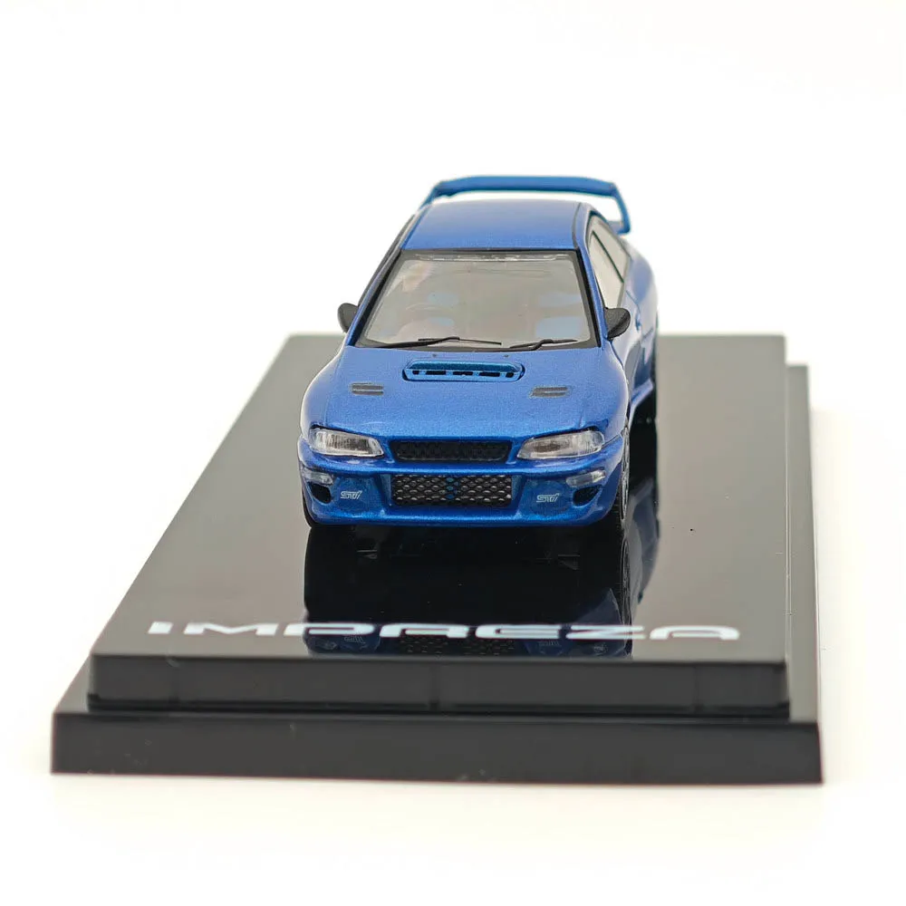 1/64 Hobby Japón para IMPREZA 22B STi versión Gc8 Euro personalizado Ver Sonic Blue Mica HJ 644041 Colección de coches de modelos fundidos a presión ABL