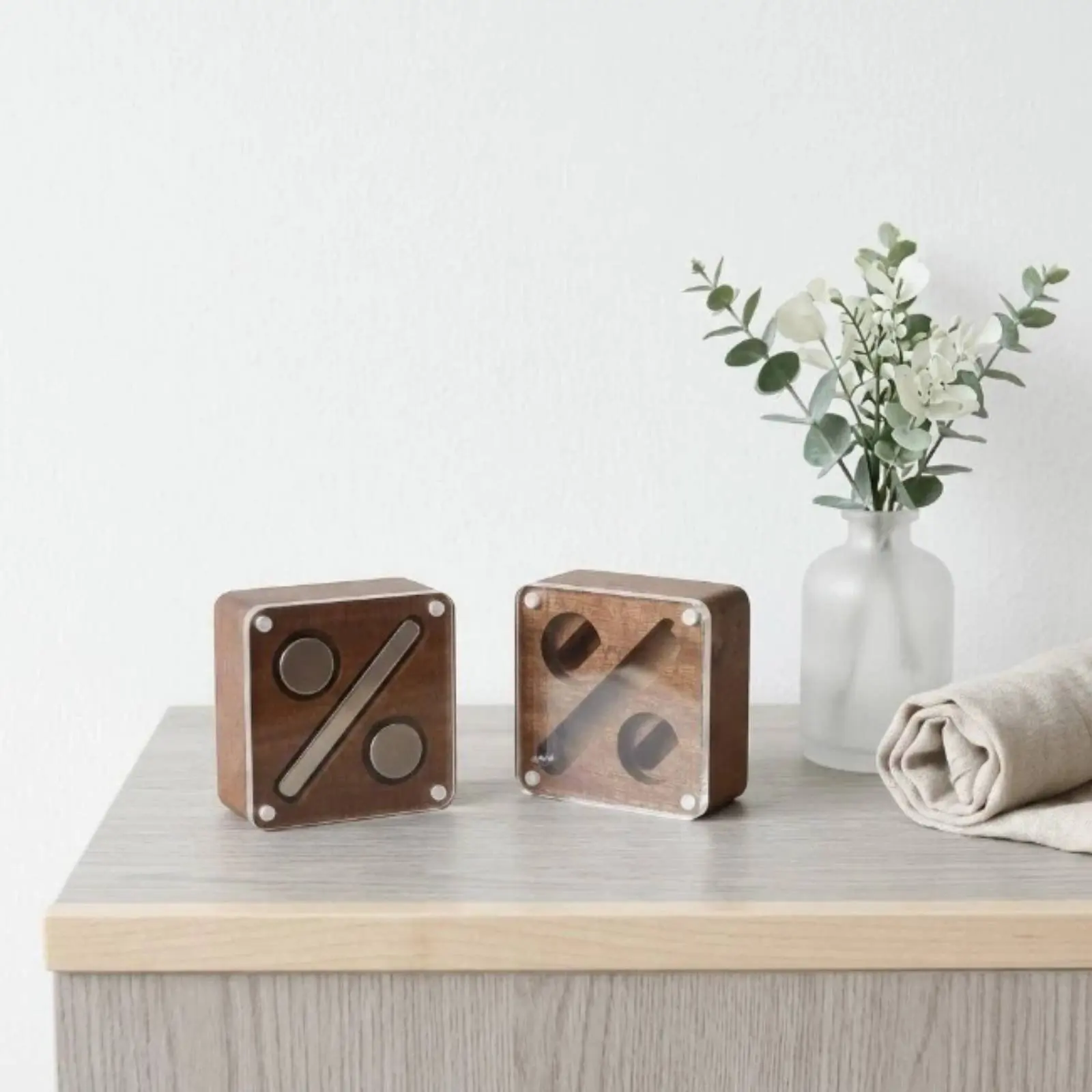 Wooden Display Box Business Design Cufflink Storage Case Men's Accessories for Formal Events - view 5