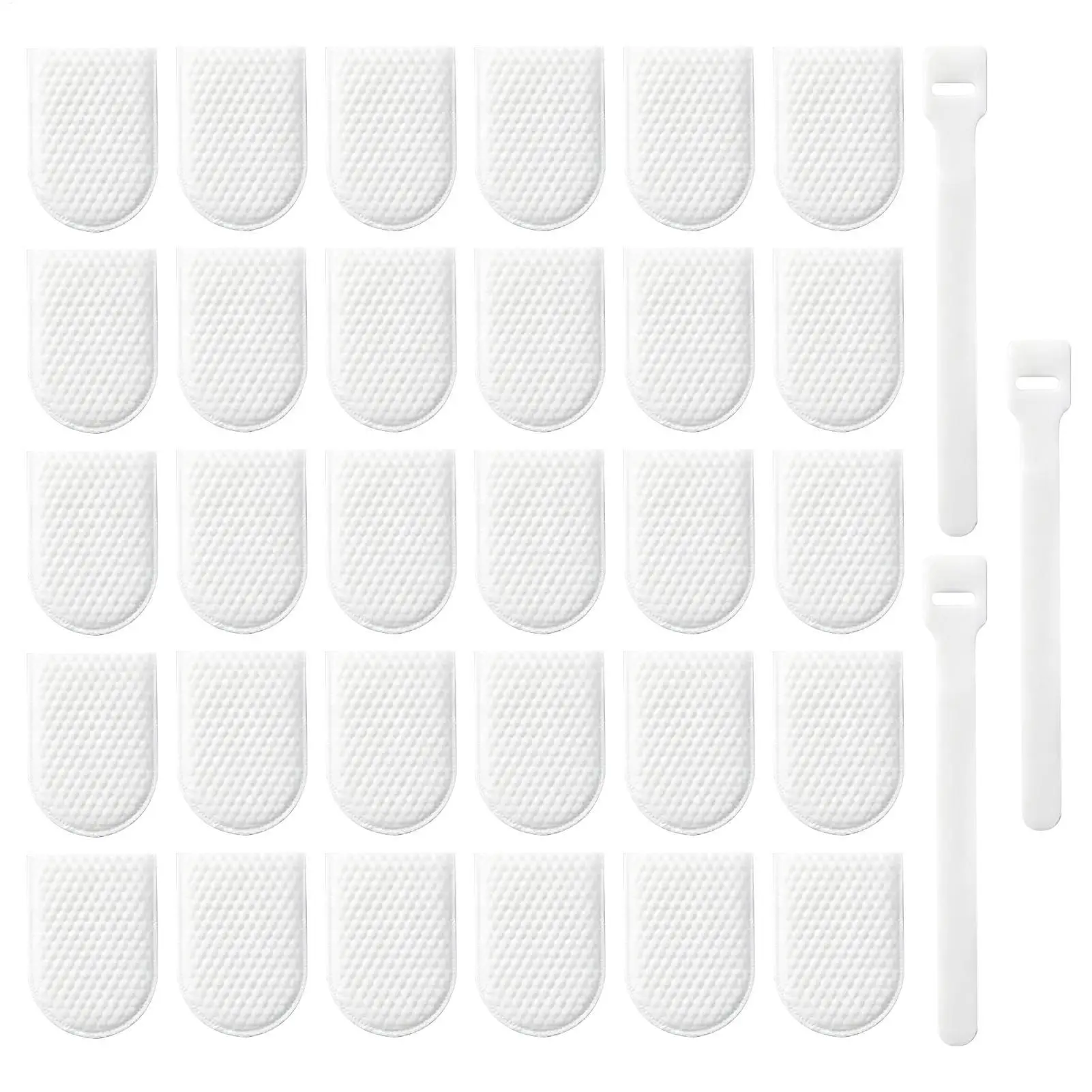 Faucet Filter Cotton Bags With Strap 30Pcs/set Anti-splash Thickened Faucet Filters Home Kitchen Bathroom Sink Pipette