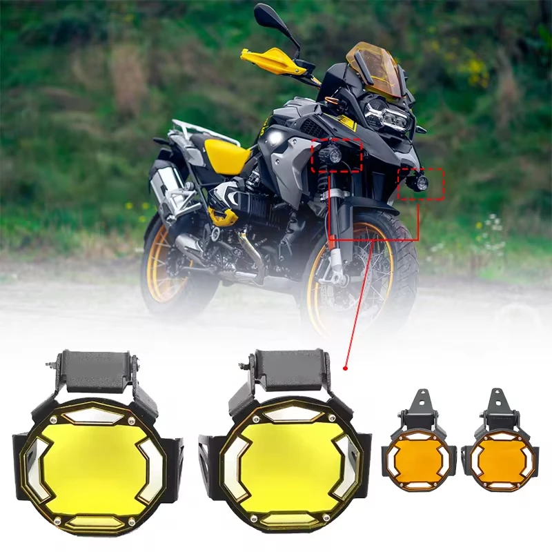 

For BMW R1250GS LC ADV 40th Anniversary Edition R 1250 GS Motorcycle Fog light Protector Guard covers OM Foglight Lamp Cover