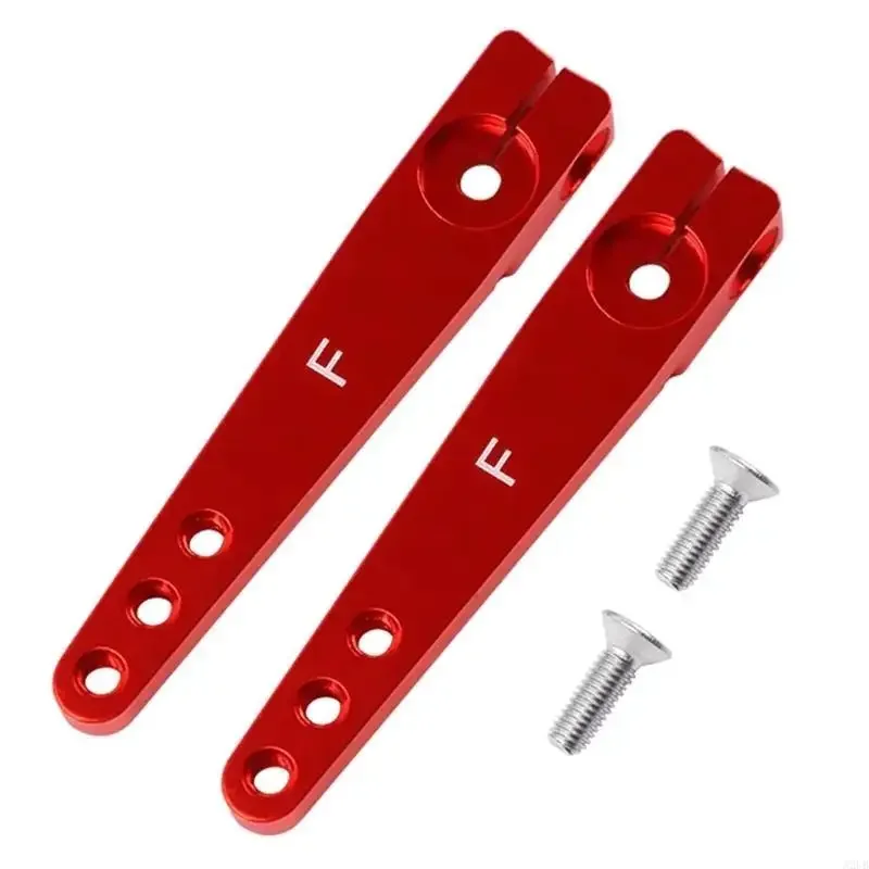 2 pces estendidos 25t braços servo alumínio resistentes portáteis para aeronaves avançadas e carro aumenta o alcance 15ub